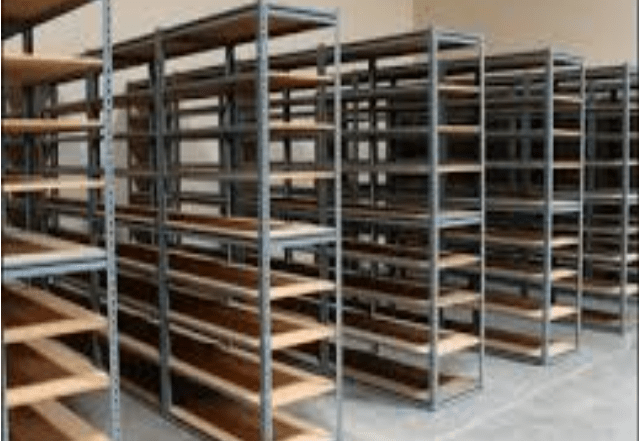 Metal Shelves in Bulk